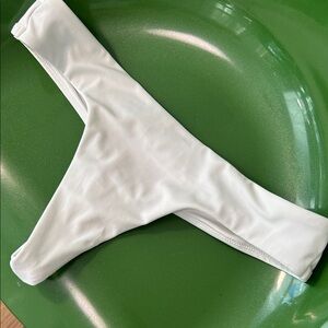 Victoria’s Secret White Thong Bikini Bottom
